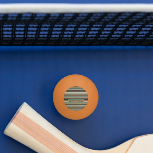 Persoonlijke gestreepte  pingpongbal (Tafel)