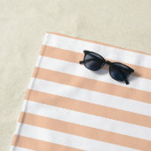 Persoonlijke gestreepte strandhanddoek, aangepaste strandlaken (In situ)