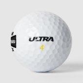 Persoonlijke Getuige Bruidsjonker Huwelijk Golfballen (Logo)