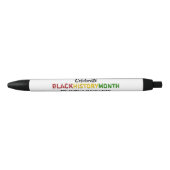 Persoonlijke gevierde ZWARTE ZWARTE MAAND Zwarte Inkt Pen (Voorkant)