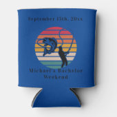 Persoonlijke Geviste Bachelor Weekend Koelbox Blikjeskoeler (Voorkant)