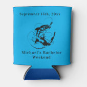 Persoonlijke Geviste Bachelor Weekend Koelbox Blikjeskoeler (Voorkant)