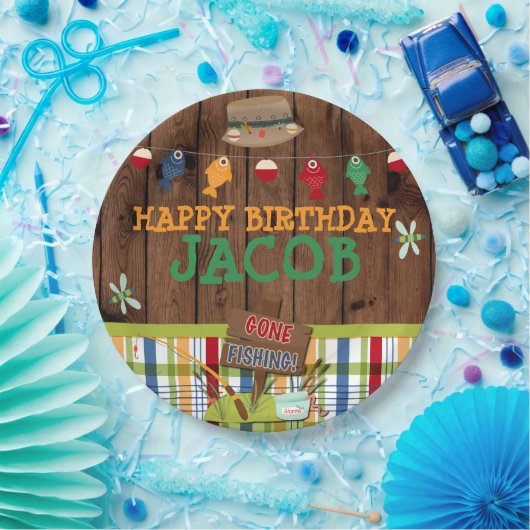 Persoonlijke Geviste verjaardag Papieren Bordje (Feest)