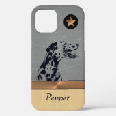 Persoonlijke geweldige Dalmatian Dog iPhone Case (Achterkant)