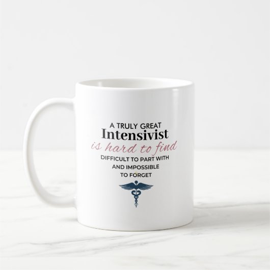 Persoonlijke geweldige intensivist quote koffiemok (Links)