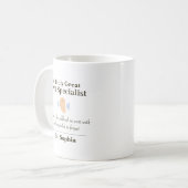 Persoonlijke geweldige KNO-arts Koffiemok (Voorkant links)
