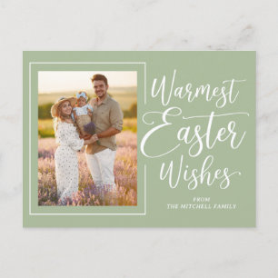Persoonlijke gezelfgemaakte familiefoto op saliegr briefkaart