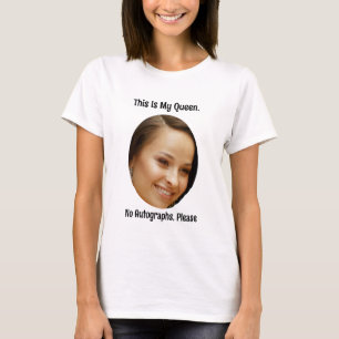 Persoonlijke Gezicht Aangepaste Foto Afbeelding Le T-shirt