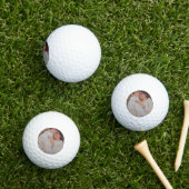 Persoonlijke Gezicht Bruidsjonker Golf Grappige Go Golfballen (Insitu Gras)