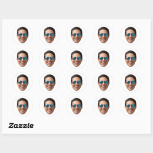 Persoonlijke Gezicht Stickers Foto Aangepast Gezic