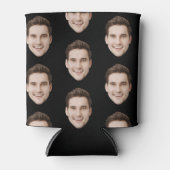 Persoonlijke gezicht verjaardag cadeaus vrijgezell blikjeskoeler (Voorkant)