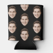 Persoonlijke gezicht verjaardag cadeaus vrijgezell blikjeskoeler (Achterkant)