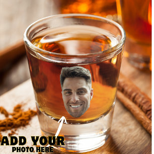 Persoonlijke Gezichts Foto Pret Verjaardagsfeest F Shot Glas