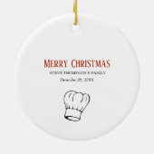 Persoonlijke gezichtskap keramisch ornament (Achterkant)