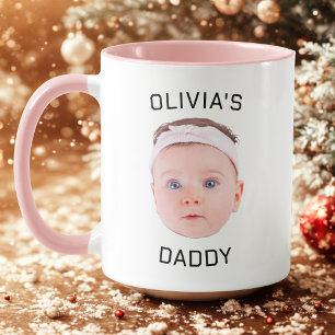 Persoonlijke gezichtsmok, op maat gemaakte babymok mok
