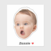 Persoonlijke Gezichtstickers, Aangepaste Gezichts Sticker (Vel)