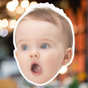 Persoonlijke Gezichtstickers, Aangepaste Gezichts Sticker