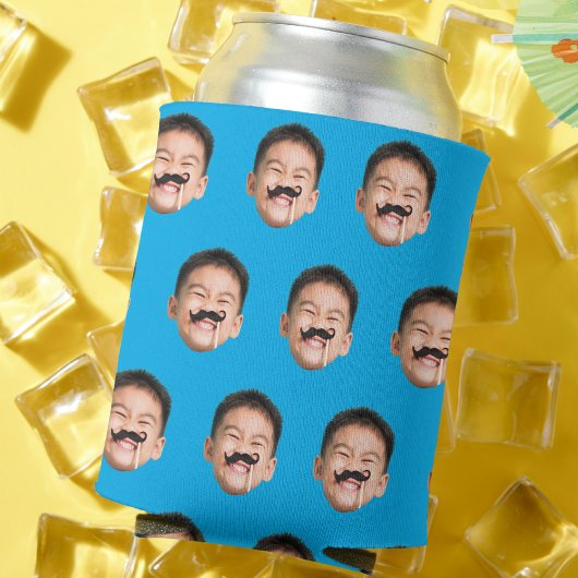 Persoonlijke gezichtsverjaardagsfavorieten vrijgez blikjeskoeler