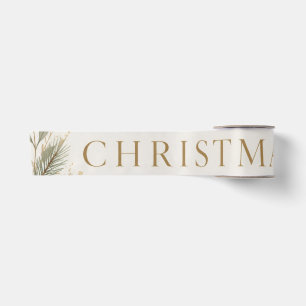 Persoonlijke gezins Kerst foto stijl Satijnen Lint