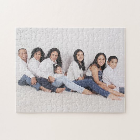 Persoonlijke gezinsfoto legpuzzel (Horizontaal)