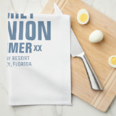 Persoonlijke gezinshereniging keukenhanddoeken (Quarter Fold)