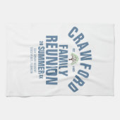 Persoonlijke gezinshereniging keukenhanddoeken (Horizontaal)