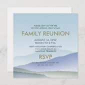 Persoonlijke gezinshereniging van het Misty Mounta Kaart (Voorkant / Achterkant)