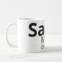 Persoonlijke gezinsmok - cadeau met eigen naam en  koffiemok