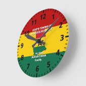 Persoonlijke GHANA-VLAG  Ronde Klok (Hoek)