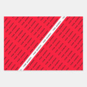 PERSOONLIJKE GIFT WRAP VOOR SCHUBA-DIVERS.  DRIE S INPAKPAPIER VEL (Voorkant)