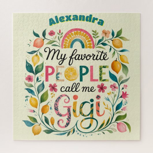 ❤️Persoonlijke GIGI-cadeaus Moederdag Verjaardag  Legpuzzel (Verticaal)