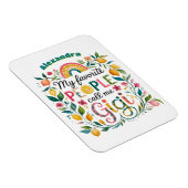 ❤️Persoonlijke GIGI-cadeaus Moederdag Verjaardag  Magneet (Rechterzijde)