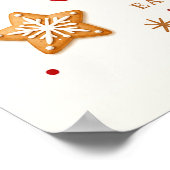 Persoonlijke Gingerbread Cookie Exchange Welkom Poster (Hoek)