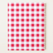Persoonlijke Gingham  Planner (Achterkant)