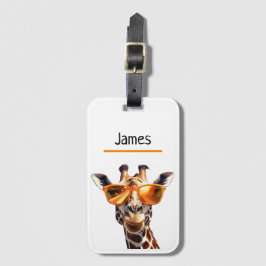 Persoonlijke Giraffe Bagagelabel