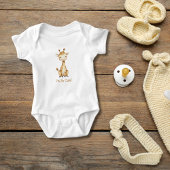 Persoonlijke Giraffe Geslacht Neutrale Cute  Romper