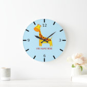 Persoonlijke Giraffe Grote Klok (Huis)
