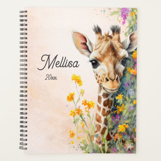 Persoonlijke Giraffe Planner (Voorkant)