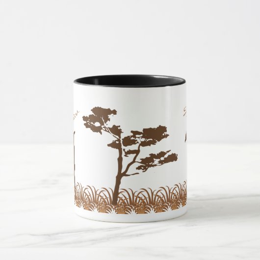 Persoonlijke Giraffe Safari Mok (Midden)