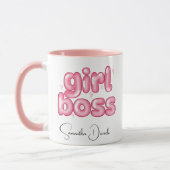 Persoonlijke Girl boss Mok (Links)