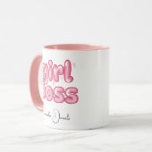 Persoonlijke Girl boss Mok (Voorkant links)