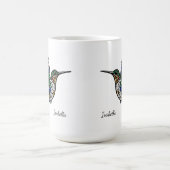 Persoonlijke Glas-in-Lood Hummingbird Mok (Center)