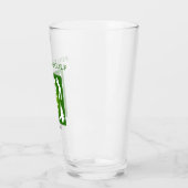 Persoonlijke glas tumbler met golfbaan (Links)