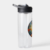 Persoonlijke glazen giraf waterfles (Rechts)