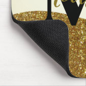 Persoonlijke glitter muismat (Hoek)