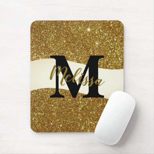 Persoonlijke glitter muismat (Met muis)