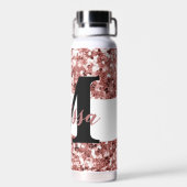 Persoonlijke glitter waterfles (Achterkant)