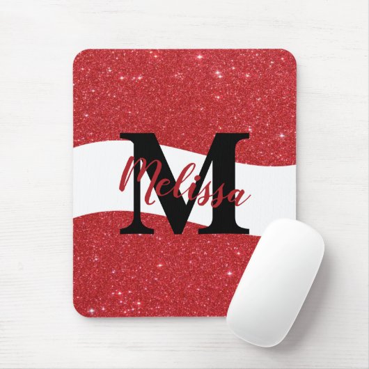 Persoonlijke glitters muismat (Met muis)