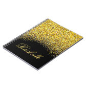 Persoonlijke Glitters Notitieboek (Linkerzijde)