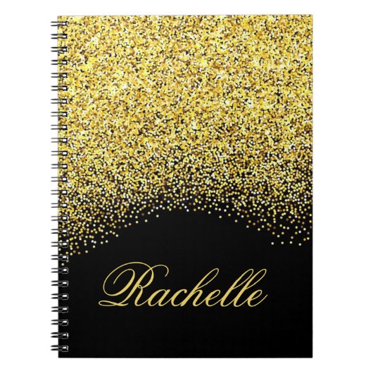 Persoonlijke Glitters Notitieboek (Voorkant)